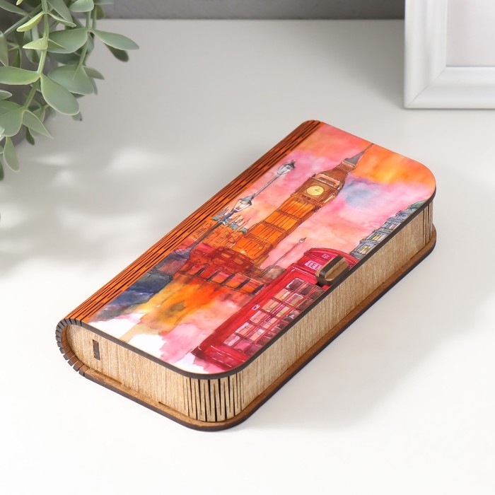 Шкатулка  Шкатулка "Лондон" 17х8,5х3,5 см