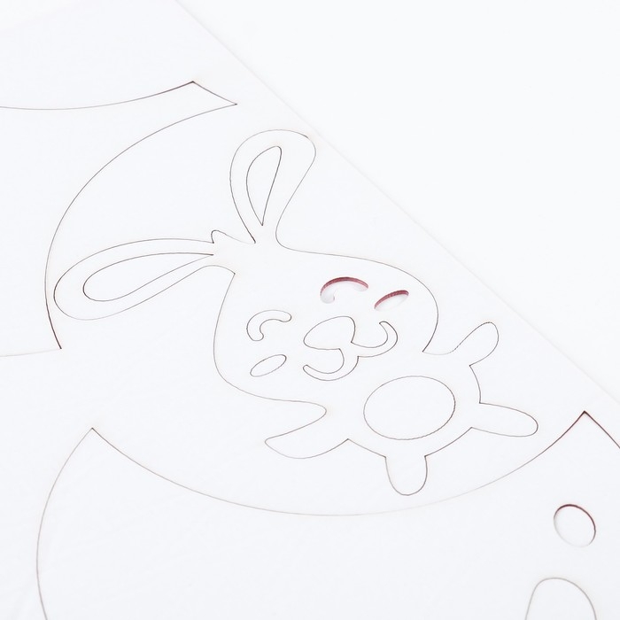 Наклейки интерьерные Наклейки интерьерные "Зайчик", детские, декор на стену, панно 61 х 80 см