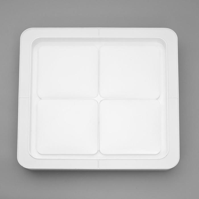 Люстра с ПДУ 60407/1 LED 144Вт диммер 3000-6000К белый 50х50х8 см BayerLux