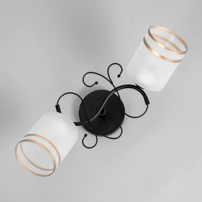 Люстра Люстра "Марти" 2хЕ27 40Вт черный 47х26 см