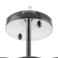 Люстра 2027/5 E27 60Вт хром 55х55х25 см BayerLux