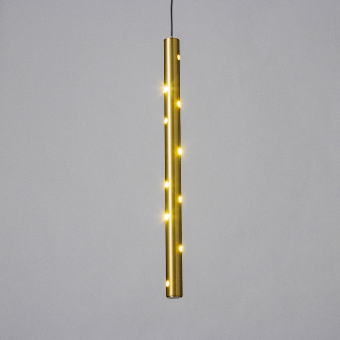 Светильник подвесной "Сити" LED 5Вт 4000К золото 2,5х2,5х40-140см