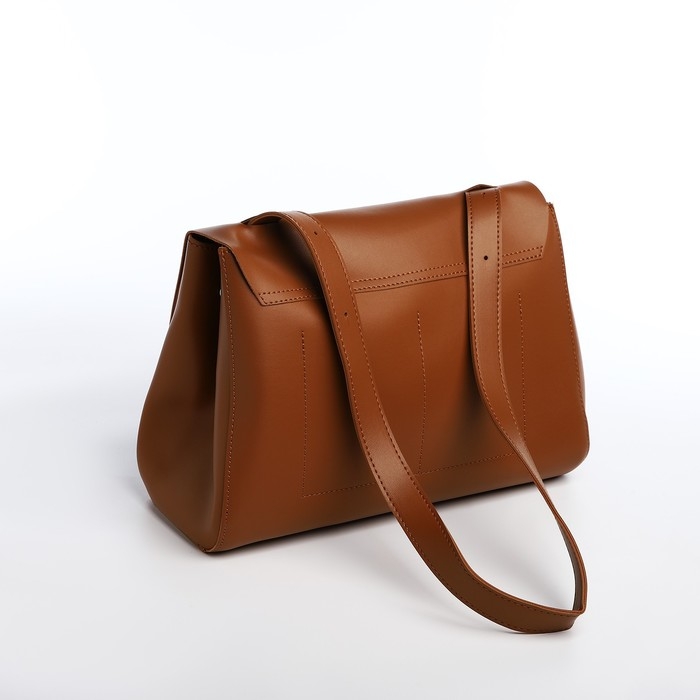 Сумка женская на клапане, цвет коричневый Сумка женская на клапане, цвет коричневый