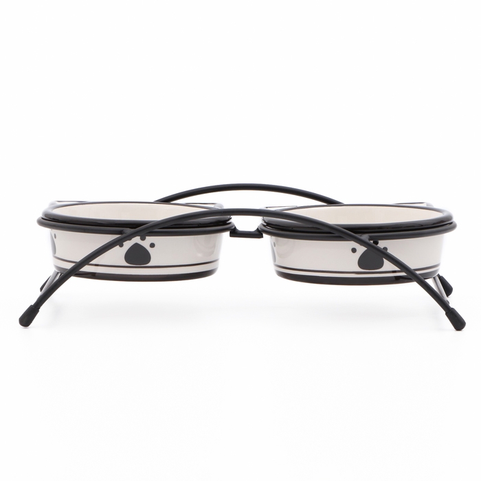 Миски керамические на подставке 2 х 250 мл Миски керамические на подставке 2 х 250 мл