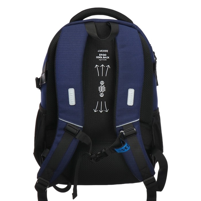 Рюкзак молодежный 44 х 30 х 20, эргономичная спинка, deVENTE Moving Forward 19L, Dark 7032413 Рюкзак молодежный 44 х 30 х 20, эргономичная спинка, deVENTE Moving Forward 19L, Dark 7032413