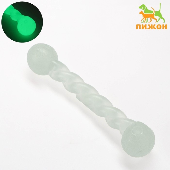 Игрушка для собак Игрушка для собак "Плетенка", светящаяся в темноте, 18 см