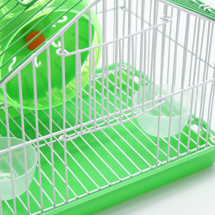 Клетка для грызунов укомплектованная RT-2t, 22 х 16 х 20 см, зелёная (фасовка 30 шт) Клетка для грызунов укомплектованная RT-2t, 22 х 16 х 20 см, зелёная (фасовка 30 шт)