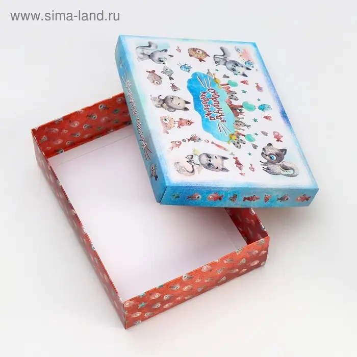 Подарочная коробка сборная Подарочная коробка сборная "Сюрпризная коробочка", 21 х 15 х 5,7 см