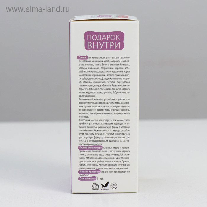 Сироп «Бобродок» без сахара с шикшей, для гиперактивных детей, 50 мл Сироп «Бобродок» без сахара с шикшей, для гиперактивных детей, 50 мл