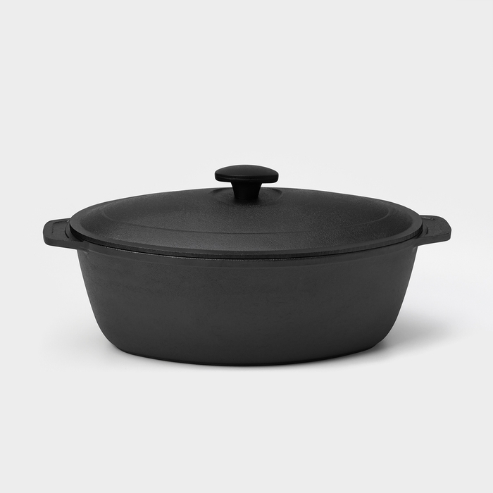 Гусятница чугунная Wild Kitchen, 6 л, с крышкой Гусятница чугунная Wild Kitchen, 6 л, с крышкой