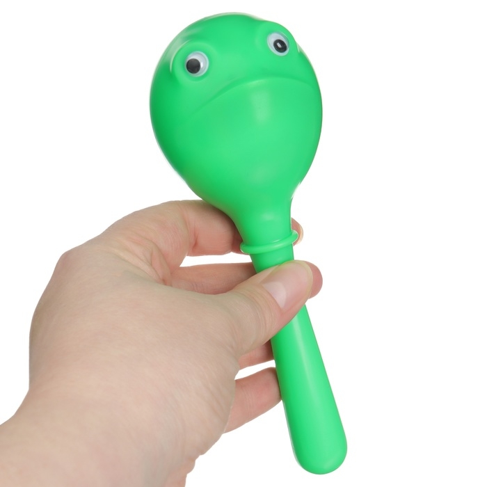 Погремушка «Лягушонок: перкуссионный маракас», шейкер, цвет МИКС, Крошка Я