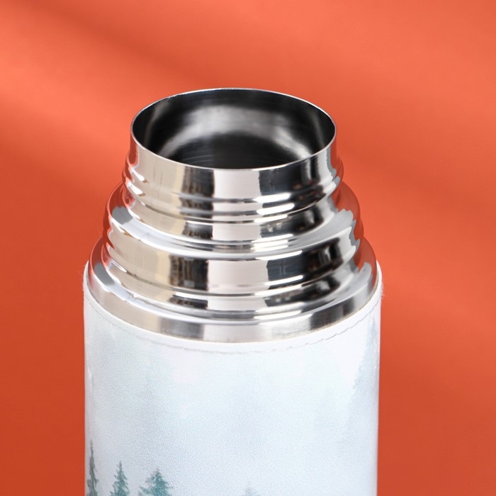 Термос «Лес» в кожзаме, MODE FORREST, 750 мл, время сохранения тепла 16-18 ч Термос «Лес» в кожзаме, MODE FORREST, 750 мл, время сохранения тепла 16-18 ч