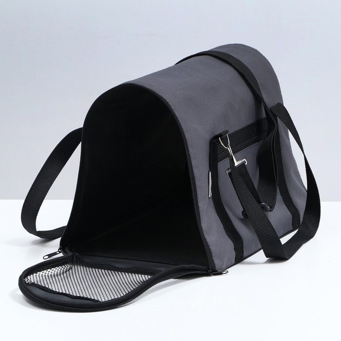 Сумка - переноска для животных, размер S, 39 х 23 х 27 см серый Сумка - переноска для животных, размер S, 39 х 23 х 27 см серый
