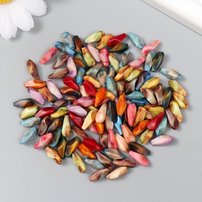 Бусины для творчества пластик под камень Бусины для творчества пластик под камень "Природная форма" набор 15 гр 0,5х0,5х1,3 см