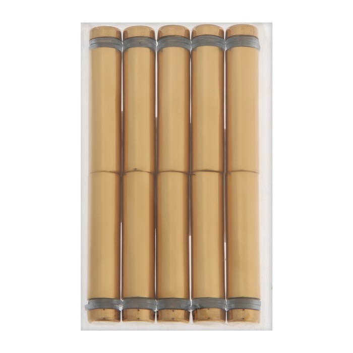 Дистанционный держатель для табличек, 12х50 мм, цвет золото,набор 10 шт. Дистанционный держатель для табличек, 12х50 мм, цвет золото,набор 10 шт.