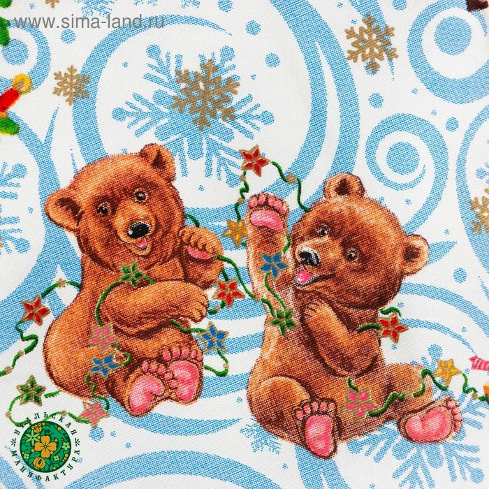 Скатерть новогодняя Этель "Новогодняя сказка" 150х220см +/-3см с ГМВО, хл100%