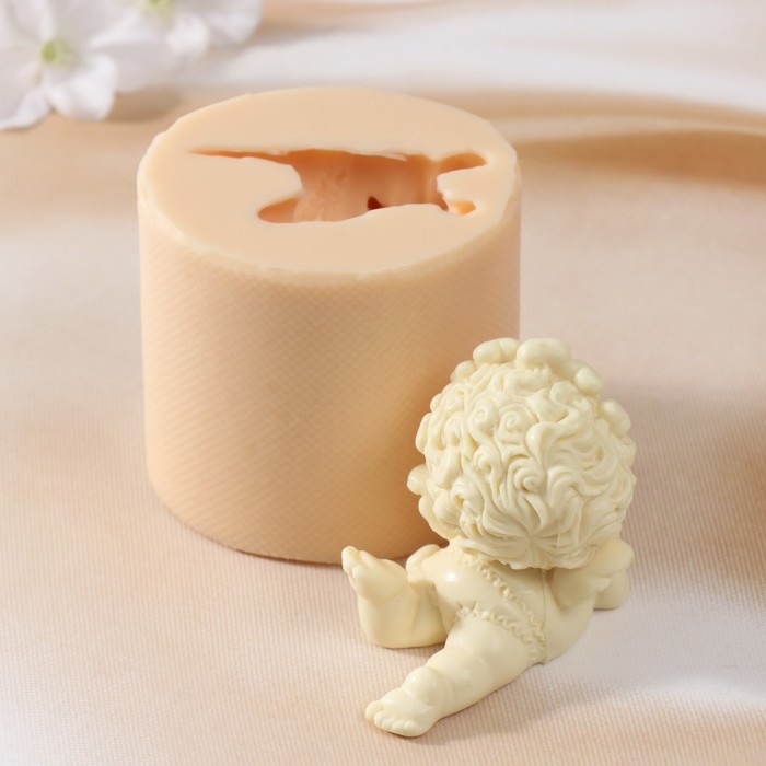 Молд силиконовый Молд силиконовый "Ангел в трусиках" Силикон 7х7,5х5,5 см