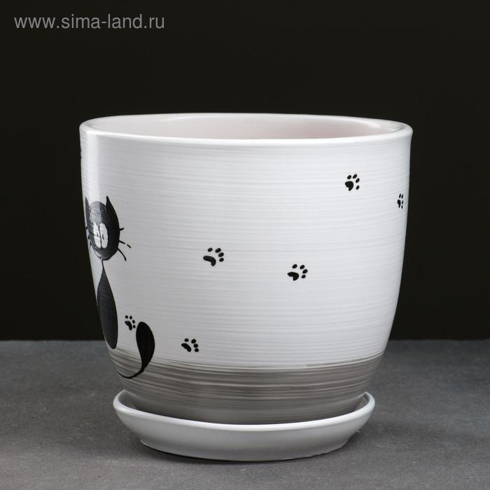 Горшок цветочный Кот 2,5 л