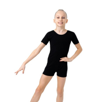 Купальник для гимнастики и танцев Grace Dance, р. 32, цвет чёрный