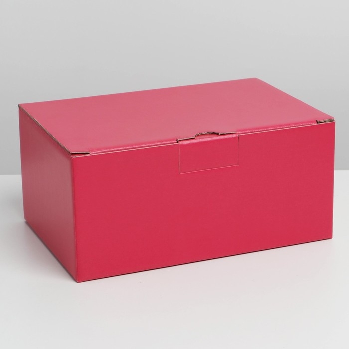 Коробка подарочная складная, упаковка, «Фуксия», 22 х 15 х 10 см Коробка подарочная складная, упаковка, «Фуксия», 22 х 15 х 10 см