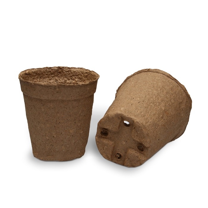 Горшок для рассады, 500 мл, d = 11 см, h = 10 см, торф, набор 20 шт., Greengo Горшок для рассады, 500 мл, d = 11 см, h = 10 см, торф, набор 20 шт., Greengo