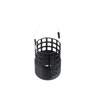 Груз-кормушка металлическая X-FEEDER ME BULLET HAWK M PERFO, цвет Matt Black, 80 г, 30 мл