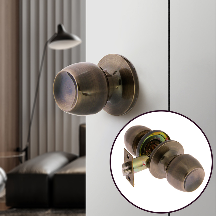 Защелка 1101, пустая, цвет бронза Защелка 1101, пустая, цвет бронза