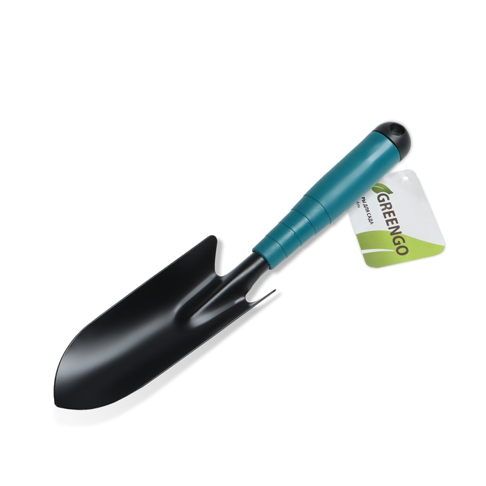 Совок посадочный Greengo, длина 30 см, ширина 5,5 см, пластиковая ручка Совок посадочный Greengo, длина 30 см, ширина 5,5 см, пластиковая ручка