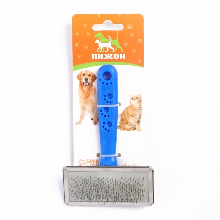 Пуходерка  Пуходерка "Лапки" средняя без капель, 9 х 12 см, синяя