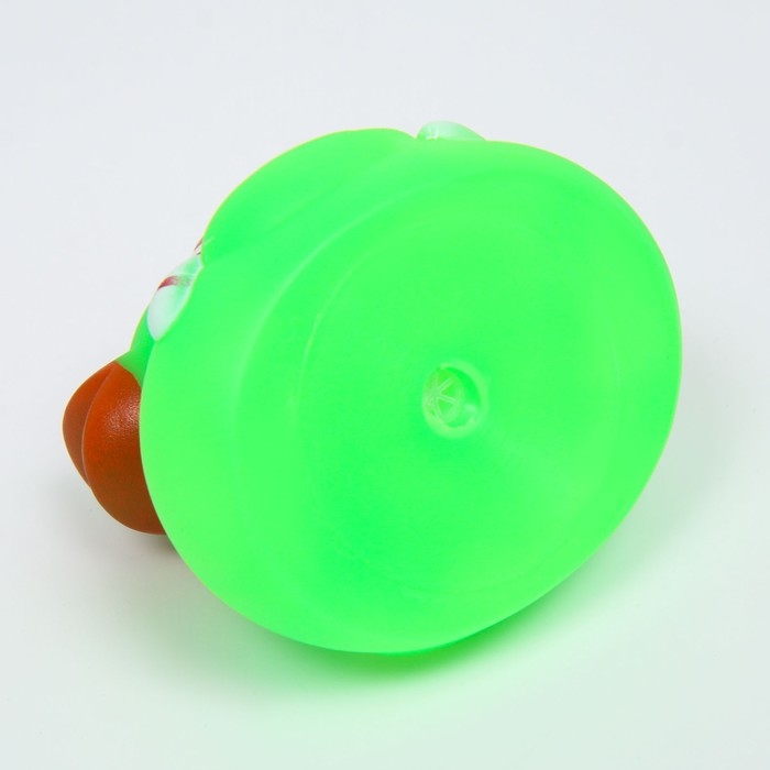 Игрушка пищащая для собак Игрушка пищащая для собак "Новогодняя уточка", виниловая 8 х 8 см