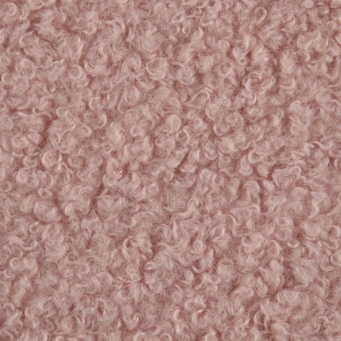 Лоскут мех &laquo;Барашек&raquo;, 50 &times; 50 см, 500 г/м, цвет пыльная роза №11
