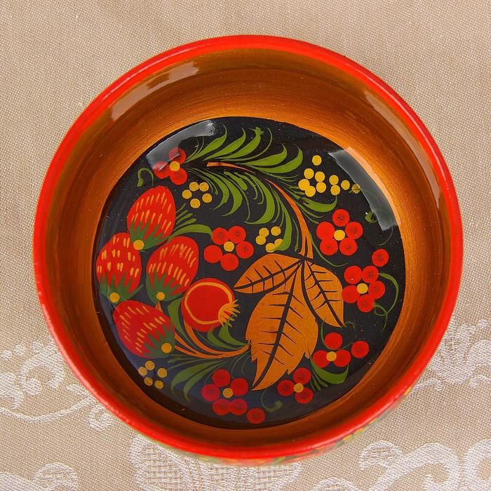 Чашка «Ягодка», средняя, 15×7 см, хохлома Чашка «Ягодка», средняя, 15×7 см, хохлома