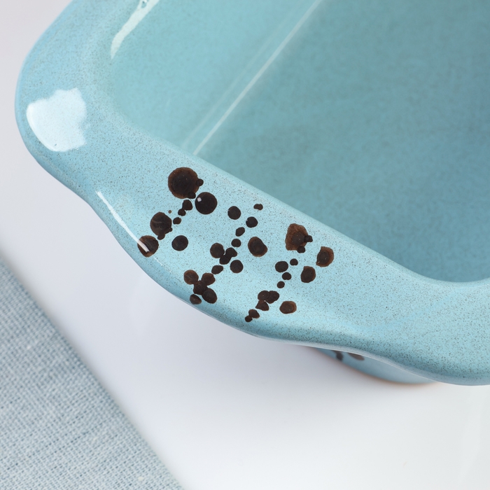 Емкость для запекания Емкость для запекания "Трапеза прямоугольная" 1л / 6,5х27х14,5см, блюз