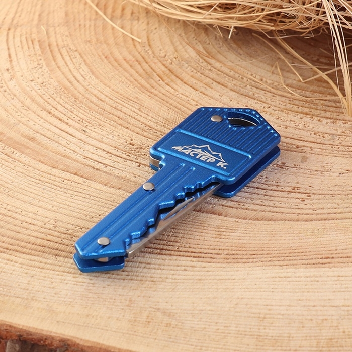 Нож складной Нож складной "Ключ" 11,7см, клинок 47мм/1,8мм, брелок, микс