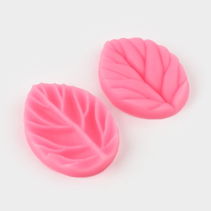 Молд «Лист вишни», силикон, 2 части 7,5×5,5 см, цвет МИКС Молд «Лист вишни», силикон, 2 части 7,5×5,5 см, цвет МИКС