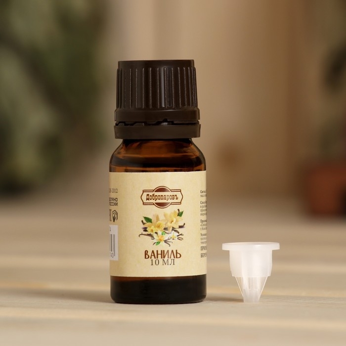 Эфирное масло Эфирное масло "Ваниль", флакон-капельница, аннотация, 10 мл, репеллент "Добропаровъ"