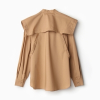 Блузка женская MINAKU: Casual Collection цвет бежевый, р-р 50
