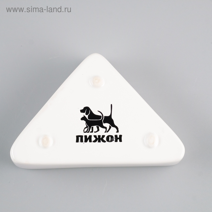 Миска керамическая для грызунов угловая 75 мл  9,5 х 6 х 2 см, белая Миска керамическая для грызунов угловая 75 мл  9,5 х 6 х 2 см, белая