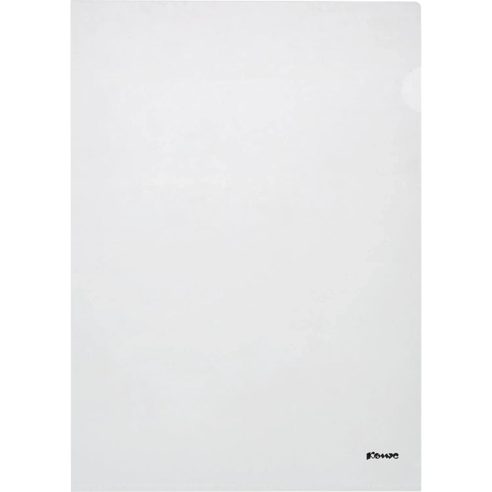 Папка уголок Комус А4 180мкм (прозрачный)