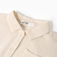 Пижама детская KAFTAN "Муслин", р.32 (110-116см), молочный
