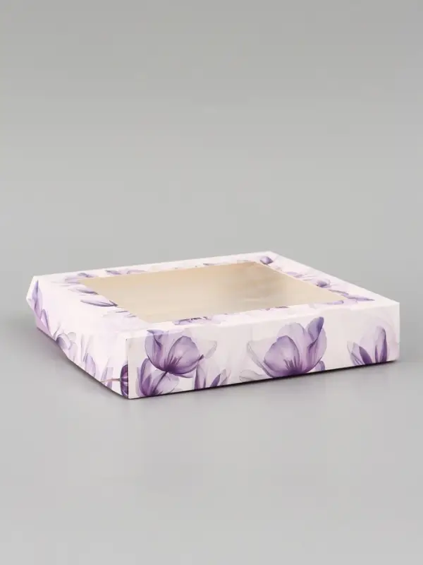 Коробка подарочная складная &laquo;Самой красивой&raquo;, 20&times;20&times;4 см, с окном