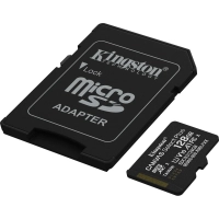 Карта памяти Kingston micro SDXC,128GB,Canvas Select Plus,150MB/s,с адапт