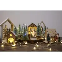 Светодиодная фигура под куполом &laquo;Дед Мороз&raquo; 6&times;9.5&times;6 см, дерево, батарейки LR1130&times;3 (нет в комплекте), свечение тёплое белое