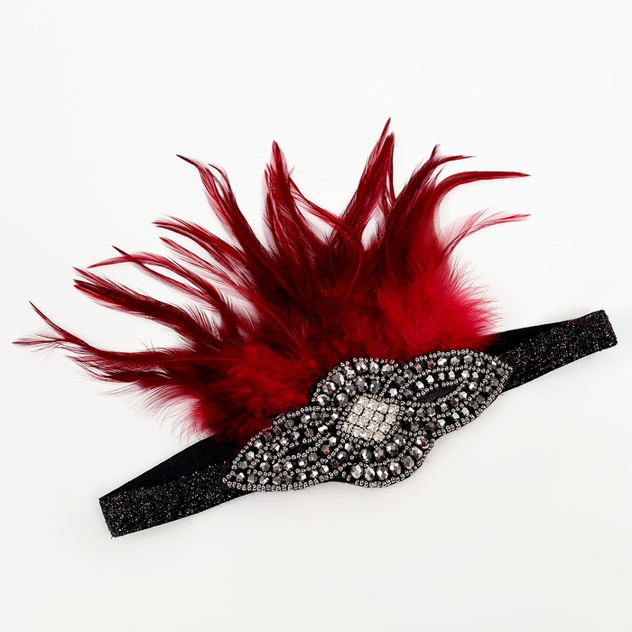 Повязка на голову карнавальная «Роскошная» Повязка на голову карнавальная «Роскошная»