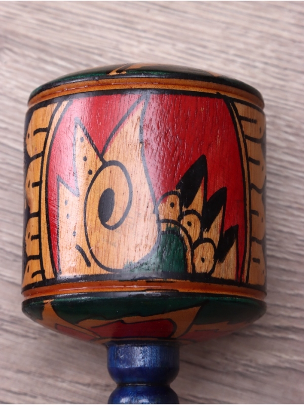 Сувенирный музыкальный инструмент Сувенирный музыкальный инструмент "Маракас" махагон, 8х8х25 см МИКС