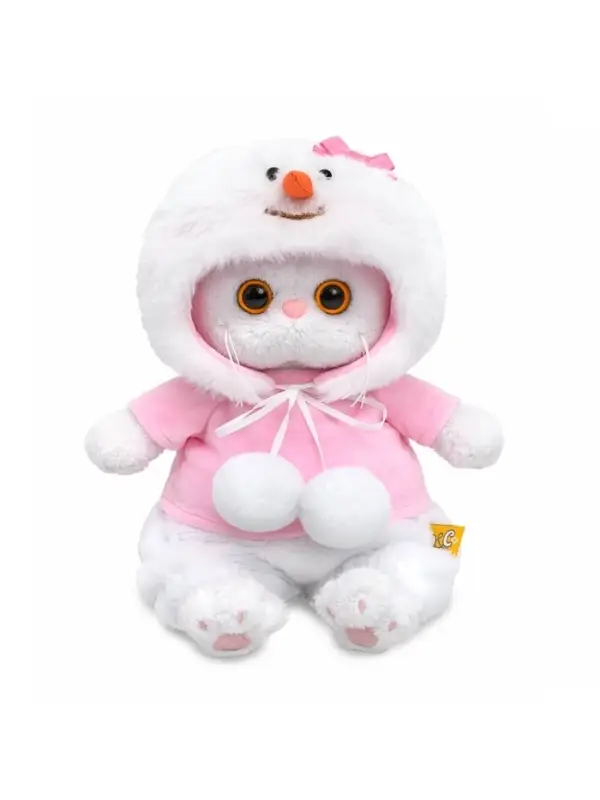 Мягкая игрушка &laquo;Кошечка Ли-Ли baby в костюмчике снеговика&raquo;, 20 см