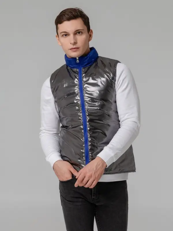 Жилет двусторонний Climb, ярко-синий (сапфир), размер XS