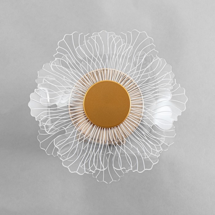 Бра "Пион" LED 4Вт 4000К золото 20х9х18см