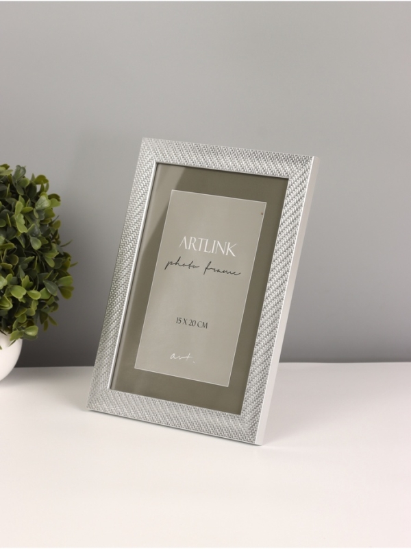 Фоторамка пластик "Lucy" 15х20 см, серебро