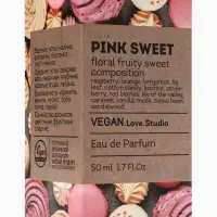 Парфюмерная вода женская Vegan Love Studio Pink Sweet, 50 мл (по мотивам Pink Sugar (Aquolina)